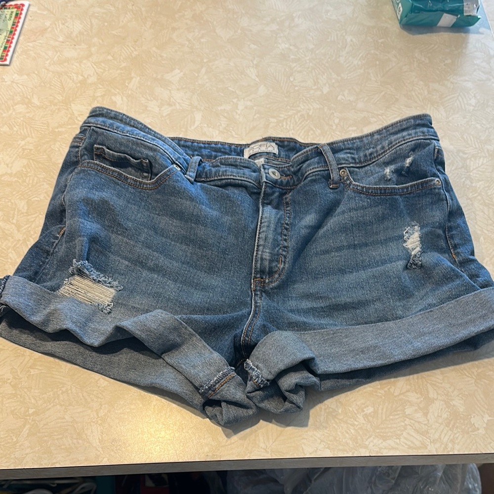 Denim Blue Women's Shorts